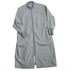 Duluth Trading Co Women's Gray Maxi Dress Sweatshirt Fabric 2X